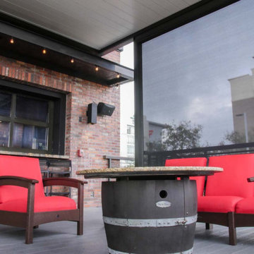 Commercial: Pergola with Louvered Roof (World Of Beer Bar, Tampa, FL)