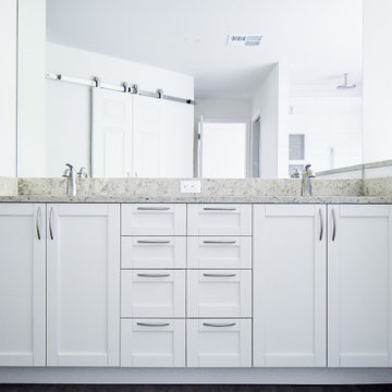 Wet Room Style Open Master Bathroom