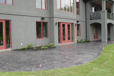 Example of a patio design in Calgary