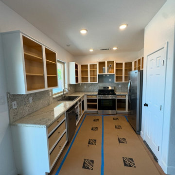 White Kitchen Cabinetry Reface