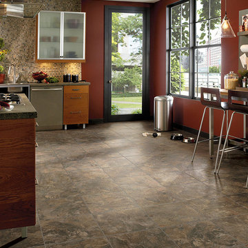 Luxury Vinyl Tile Kitchen