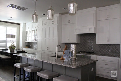 Inspiration for a transitional kitchen remodel in Oklahoma City