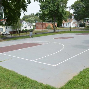 David S's Hercules Platinum Basketball System on a 61x94 in Charlotte, NC