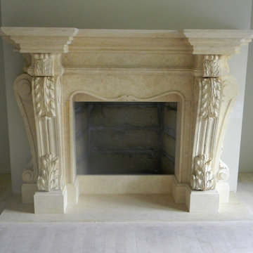 Tampa Residence Marble Mantel