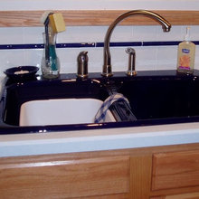 Cobalt blue kitchen