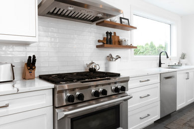 Example of a kitchen design in Calgary