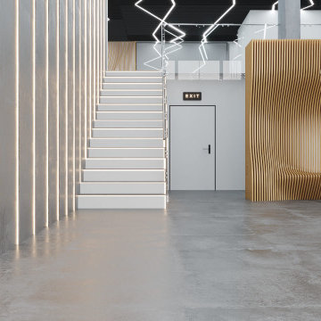 Manhattan, NY | A Building Lobby, Contemporary Minimalism