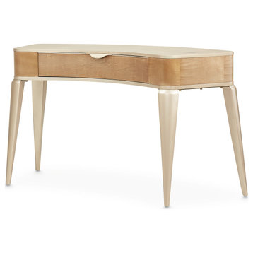 Malibu Crest Wood Vanity/Writing Desk - Blush