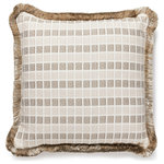 SCALAMANDRE - Fair Isle 18X18 Pillow, Birch, 18" X 18" - Featuring luxury textiles from The House of Scalamandre, this pillow was thoughtfully curated by our design team and sewn together with care in the USA. Effortlessly incorporate a piece of our rich history and signature aesthetic into your home, and shop our pre-styled pillows, made for you!