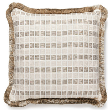 Fair Isle 18X18 Pillow, Birch, 18" X 18"