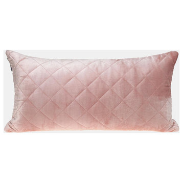 Parkland Collection Milo Transitional Pink Throw Pillow PILL21367P