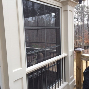EzeBreezeWindows.com 2nd Story Eze-Breeze Room on Deck