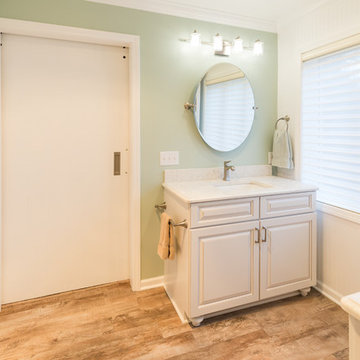 Beach toned Bathroom Remodel