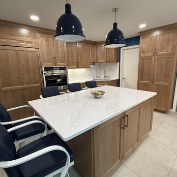 Warm Wood Elegance: A Stunning Custom Kitchen Transformation