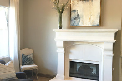 Living room - eclectic living room idea in Phoenix