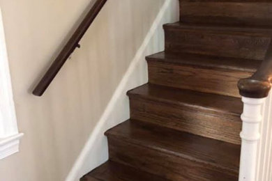 Hardwood Stair Case Installation