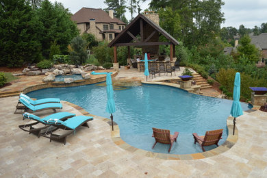 Design ideas for a country pool in Atlanta.