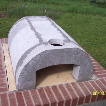 The Koval Family Wood Fired Brick Pizza Oven in Michigan