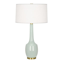 Robert Abbey Delilah Table Lamp, Celadon Glazed - Table Lamps