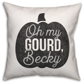 Oh My Gourd, Becky Throw Pillow