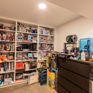 Sunnyside Eclectic Basement Remodel