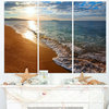 "Gili Island Tropical Beach" Canvas Print, 3 Panels, 36"x28"