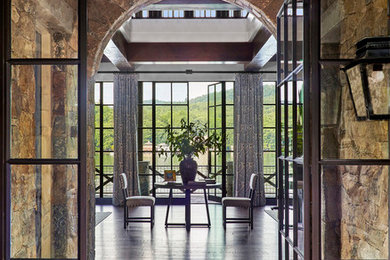 Inspiration for a transitional entryway remodel