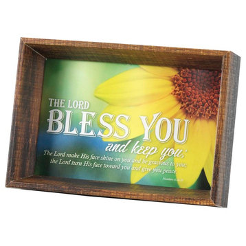Lord Bless Num 6:24-26 Tabletop Photo Frame