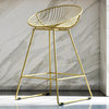 CosmoLiving by Cosmopolitan Ellis Wire Counter Stool, Gold