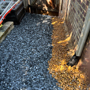 Foundation Drain with Limestone Crust