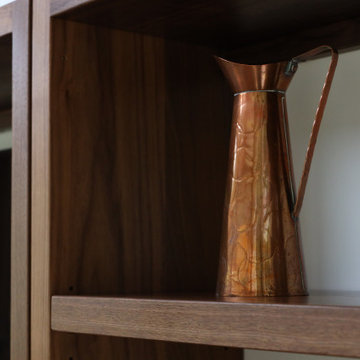 Custom Walnut Bookcase