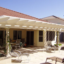 Custom Lattice with Ivy - Gazebos