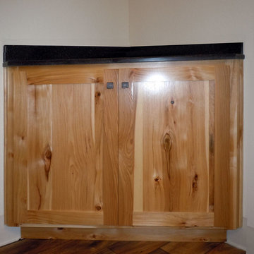 Rustic Hickory Bath with Natural Finish