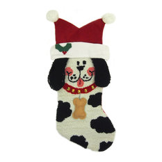 glitzhome 22 hooked christmas stocking with 3 d dog christmas stockings and - Modern Christmas Stockings glitzhome 22 hooked christmas stocking with 3 d dog christmas stockings and - Modern Christmas Stockings
