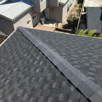 Black Asphalt Roof Project