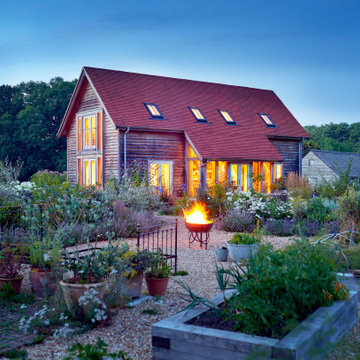 A dream barn-style home to downsize to in a New Forest village