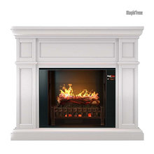 White Electric Fireplace - magikflame