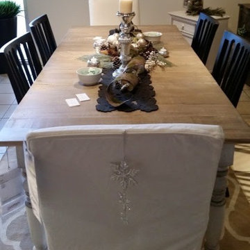 Rustic Glam Christmas Table