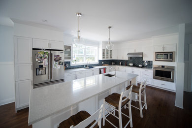 Arts and crafts kitchen photo in Toronto