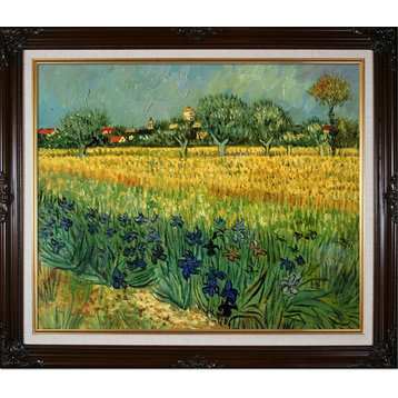 View of Arles with Irises