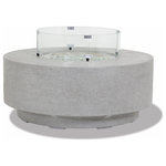 Sunset West - Gravelstone Round Fire Table - Extend your outdoor entertaining well into the evening with Sunset West contemporary fire tables. Our Gravelstone fire tables are made with enduring GFRC to mimic the look and feel of concrete, with added resiliency to weather the elements year round.
