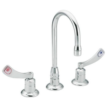 Moen 8248 M-Dura Chrome Commercial Two Handle Kitchen Faucet