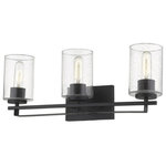 Acclaim Lighting - Acclaim Lighting Orella 3-Light Sconce, Matte Black Finish - Modern lines, materials, and finishes provide a suOrella 3-Light Sconc Matte BlackUL: Suitable for damp locations Energy Star Qualified: YES ADA Certified: n/a  *Number of Lights: Lamp: 3-*Wattage:100w Medium Base bulb(s) *Bulb Included:No *Bulb Type:Medium Base *Finish Type:Matte Black