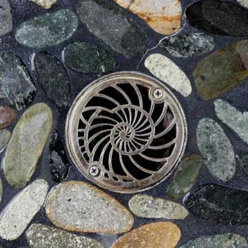 3.25 Nautilus Shower Drain