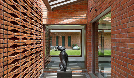 Vadodara Houzz: This Home Is Equal Parts Brick, Sunshine & Nature