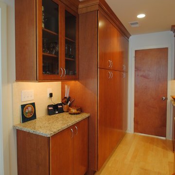 Simple Slab Door Kitchen