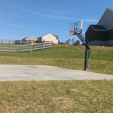 William G's Pro Dunk Gold Basketball System on a 35x25 in Burlington, KY
