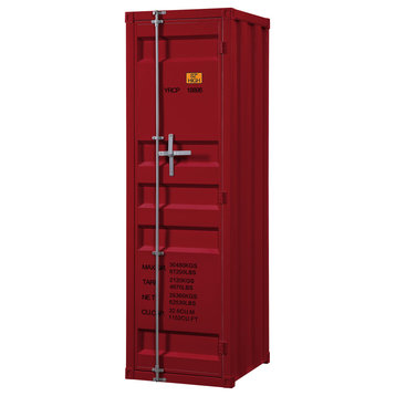 ACME Cargo Wardrobe With 1 Door, Red
