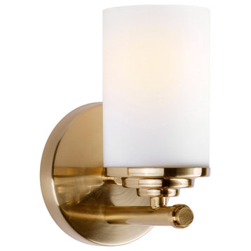 Ames 1 Light Wall Sconce, Soft Gold
