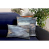 Visions I Vista Indoor/Outdoor Pillow, Denim, 12"x20" Pillow